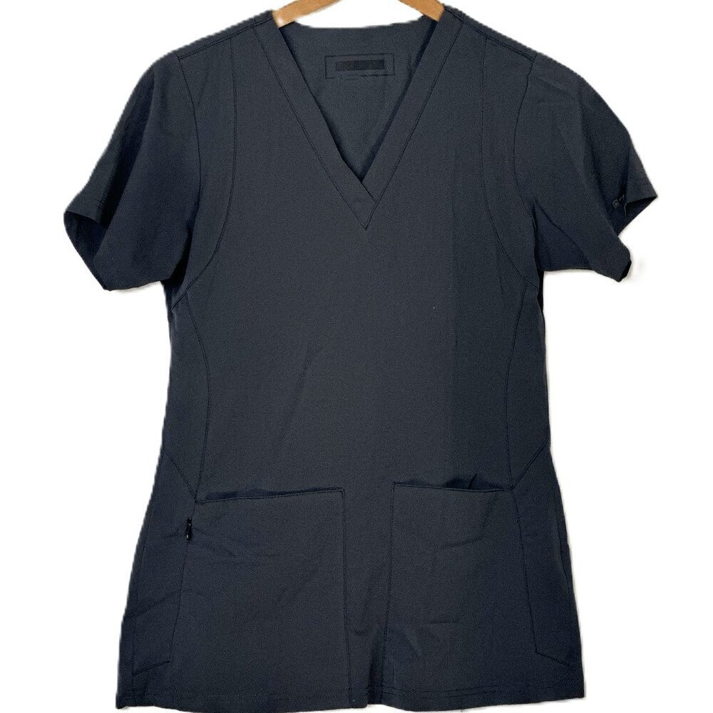 Dark Gray WonderWink Scrub Top Size XS